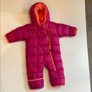 6-12 months Columbia Girls Down snow suit